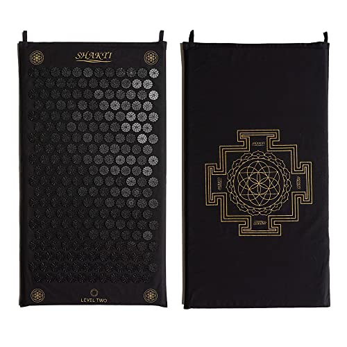 ShaktiMat Acupressure Mat for Tension Release & Relaxation, Level 2 Black - color: Black, size: Level 2