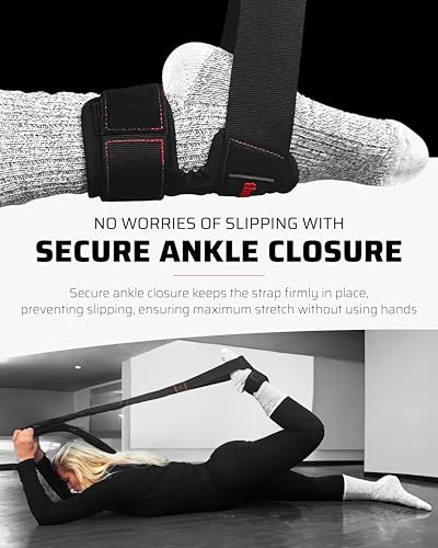 THEFITGUY Flexibility & Strength Bundle – Multi-Attachment Cable Machine Belt and Quads Stretcher Strap for Dynamic Training and Recovery