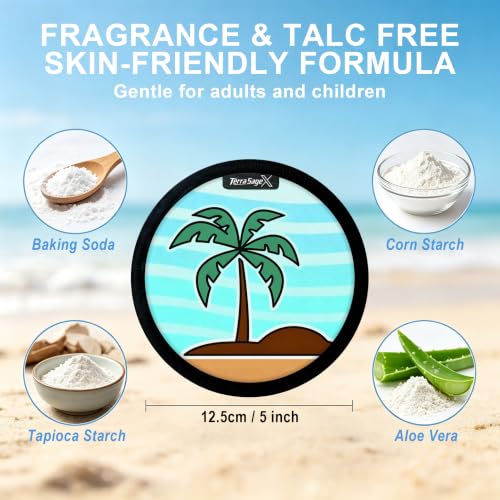Sand Remover for Beach Towels - Soft Quick Clean Mitt for Kids & Adults | Removes Sand in Seconds,Gentle on Skin,Reusable & Washable,Beach Vacation Essential,Perfect for Beach, Pool & Camping - color: Coconut Tree