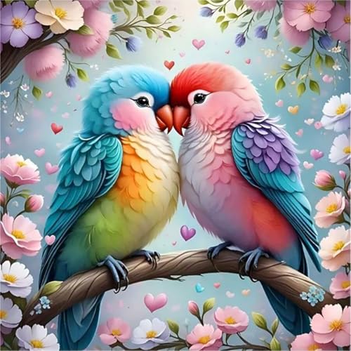 ARPADAMO Diamond Art Kits for Adults,Birds Diamond Painting Kits 14 x 14in | Diamond Painting Kit - Sparkling Full Drill Design Perfect for Home Decor, Holiday Gifting, And Relaxing Crafting 14x14inch - color: DP00414