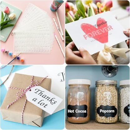 1/2, 3/4, 1, 2 Inch Letter Stencils for Painting, 15 Pack Reusable Plastic Alphabet and Number Stencils for Crafts Art Projects