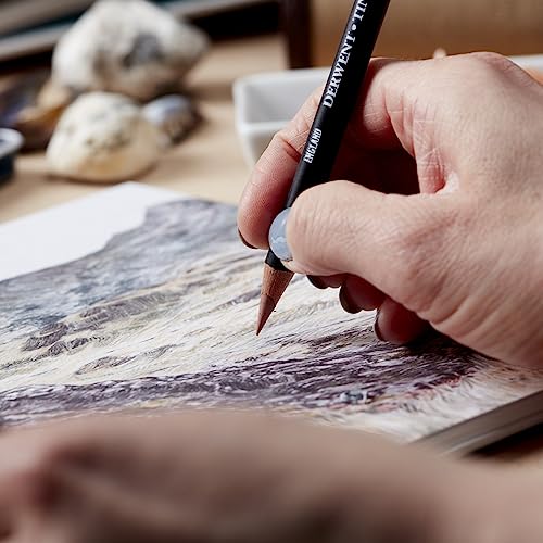 Derwent Tinted Charcoal Pencils, 4mm Core, Pack, 6 Count (2301689) - size: 1 Count (Pack of 6)