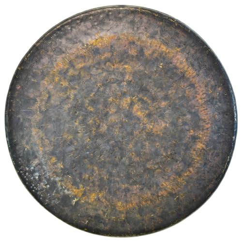 Unlimited Mother Tesla Gongs - Includes Gong, Mallet & Rope/Unlathed Chinese Bronze Gong With Deep Tone/For Sound Healing, Meditation, & Yoga - size: 30"