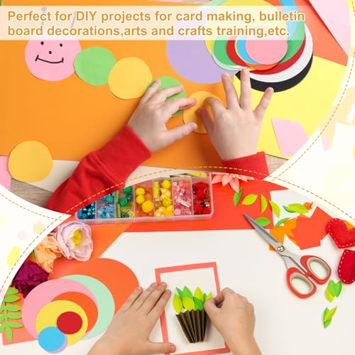 PATIKIL 60 Sheet Circle Card Stock, 2 Inch Round Cutouts Paper Thick Cardstock Coaster for DIY Craft Projects Printing Supplies Bulletin Board Decor, White/Black/Cowhide | Cutouts Paper Coaster for Office Supplies DIY Craft Projects Classroom Printing Bul