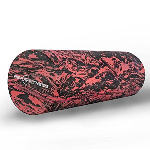 Rep Fitness Dense Foam Roller | 18" Muscle Recovery Tool | High Density Massage Cylinder | Back Pain Relief Equipment | Yoga Exercise Gear | Trigger Point Therapy Roller - size: 6x18”