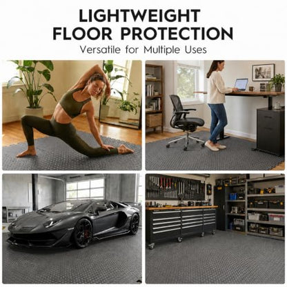 18 Pcs EVA Foam Floor Tiles, Puzzle Exercise Mat Set for Gym - color: Gray