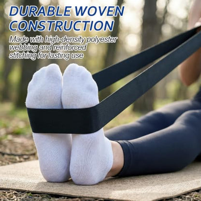 2 Pack Extremity Mobilization Belt Manual Traction, Black