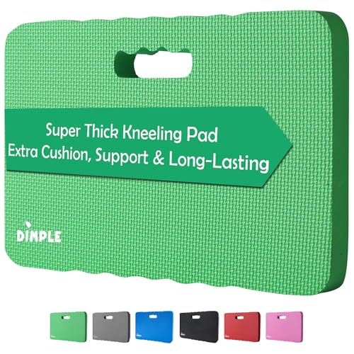 Dimple Kneeling Pad, High-Density Thick Foam Comfort Kneeling Mats | for Gardening, Yoga Exercise Mat, Garden Cushions, Knee Pad for Work, Gardening Tools For Men, Green - color: Green, size: Single