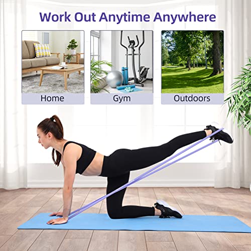 Sportneer Resistance Bands for Working Out: Pull Up Bands 5-130lb 5 Levels Exercise Bands Workout Bands Set with Handles & Door Anchor Pull Up Assist Bands for Men Women Resistance Training