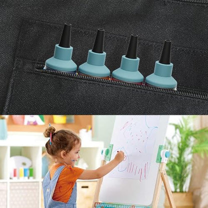 Art Portfolio Bag, 27.6 x 21.3 Inches Poster Board Storage with Shoulder, Handle Carry and 3 Pockets for Artwork Poster, Sketching, Art Portfolio, Drawing