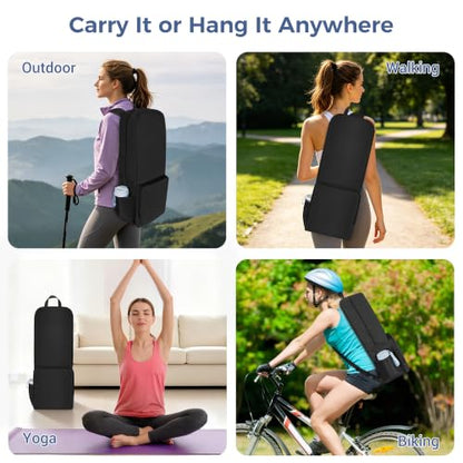 COOLBEBE Yoga Bag for Women with Side Mesh Pockets & Wet Dry Compartment
