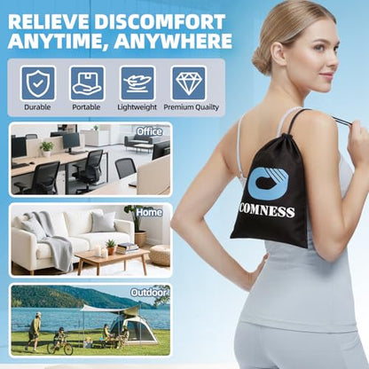 Comness 3-Level Occipital Release Tool for TMJ Relief & Pivotal Therapy - Neck Stretcher Pillow with Non-Slip Base, Height Adjustable Cervical Traction for Neck, Shoulder and Back