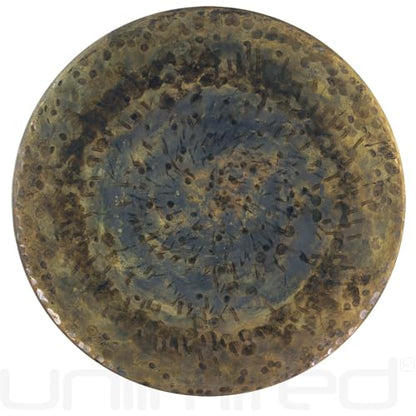 Unlimited Atlantis Gongs - Includes Gong, Mallet & Rope/Unlathed Bronze Gong W/Ancient Look/For Sound Healing, Meditation, & Yoga - size: 10"