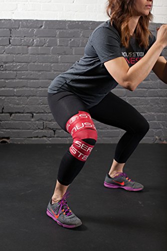 Serious Steel Mobility & Recovery (Floss) Bands |Compression Band | Tack & Flossing Band (7' L x 2" W) - color: Pair - Red