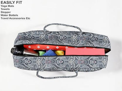 COZY TRENDS Yoga Bag with Storage Pockets – 27"x8" Large Mat Carrier Tote – Lightweight, Durable, and Stylish for Yoga & Pilates Gear - style: Style 6