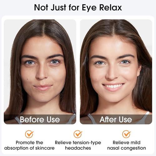 Heated Eye Mask, Cordless Rechargeable Eye Compress