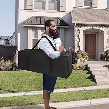 COOLBEBE 42" Sports Duffle Bag - 150L Extra Large Travel Duffel Luggage Bag - size: 42" x 15" x 15"