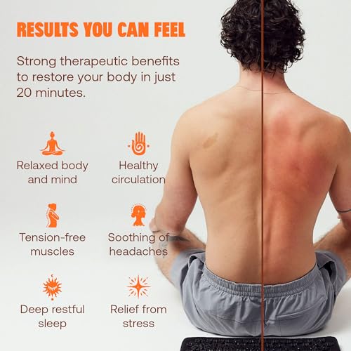 ShaktiMat Acupressure Pillow, Neck & Shoulder Relief, Premium Level 1 Tulsi | Relaxation, Massage Muscles, Aid Sleep, Unlock Inner Tension, Similar to Acupuncture, Made with Organic Cotton & ABS spikes - color: Premium-tulsi, size: Level 1