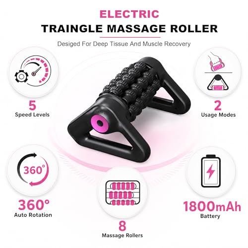 Massage Roller, Electric Muscle Roller, Traingle Design Massager