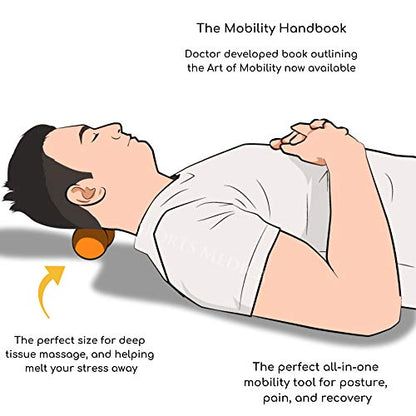 Sports Medica Peanut Massage Ball, Double Lacrosse and Peanut Ball Therapy - color: Orange Peanut Ball