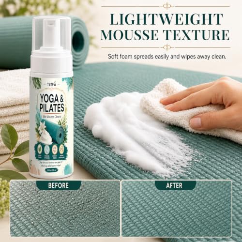 TBTFW Yoga Mat Cleaner Spray, Yoga Mat Foam Cleane-6.76oz