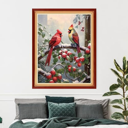 Artvxeay Cross Stitch Kits Stamped Full Range of Embroidery Starter Kits for Beginners Adult DIY 11CT- (Bird Scenery 16x20 inch) - color: ColorArt19
