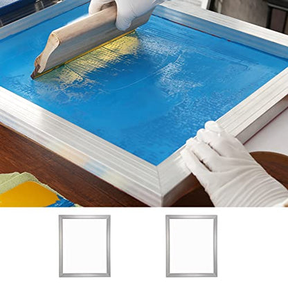 VEVOR Screen Printing Kit, 2 Pieces Aluminum Silk Screen Printing Frames, 20x24inch Silk Screen Printing Frame with 230 Count Mesh, High Tension Nylon Mesh and Sealing Tape for T-Shirts DIY Printing - size: 20x24inch-2