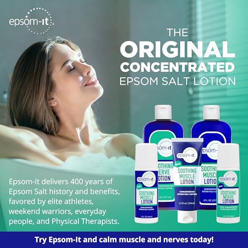 EPSOM-IT Soothing Muscle Roll On Magnesium Lotion, Epsom Salt, Arnica, 3 Oz - size: 3 Fl Oz (Pack of 1)