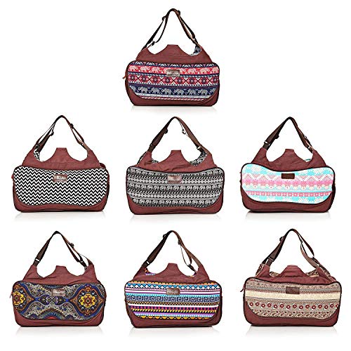 #DoYourYoga Full-Zip Extra Large Yoga Mat Tote Bag with Multi-Functional Storage Pockets for Sports Gym Pilates »Vimalaa« - color: BlueStyle