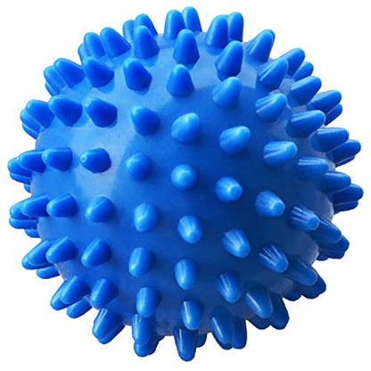 PGYUD Spiky Massage Ball – Trigger Point & Plantar Fasciitis Relief – Deep Tissue Roller for Feet, Back, and Muscles (Blue) - color: Blue-1 Pack