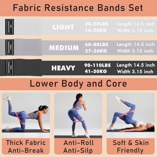 Pilates Ring Kit with Adjustable Ankle Wrist Weights, Resistance Bands, Ball, Pilates Equipment Ball for Home Workout to Tone, Sculpt and Strengthen, Fitness Magic Circle Rings for Yoga Women - color: Beige