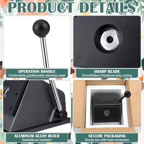 61 Pcs Button Keychain Photo Cutter Photo Booth Keychain Station DIY Kit Bulk 1in/25mm Button Paper Cutter 30 Double Sided Acrylic Frame Keyring 30 PU Leather Keychains for Wedding Party Gift