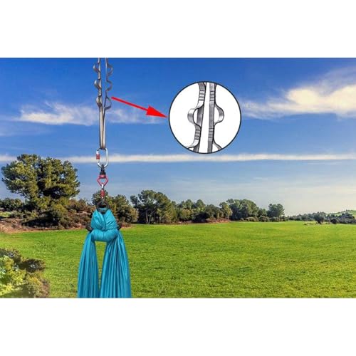 FOSER 2pcs Daisy Chains, Yoga Hammock Extension Strap, Adjustable Nylon Strap Fitness Pilates and Exercise Extend Strap - color: GRAY
