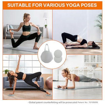 Yoga Knee Pad, 1.57 Inch Thick, Memory Foam and EPE Foam, Waterproof and Non-Slip, for Knees Elbows Wrist Hands Head Yoga Pilates Work Out Kneeling Pad, Exercise Mat 2 - color: Light Gray