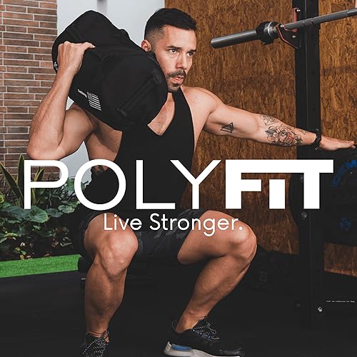 Polyfit Workout Sandbag Pro - Exact Sizing with Triple Closure Filler Bag - color: BLACK, size: 80 LB