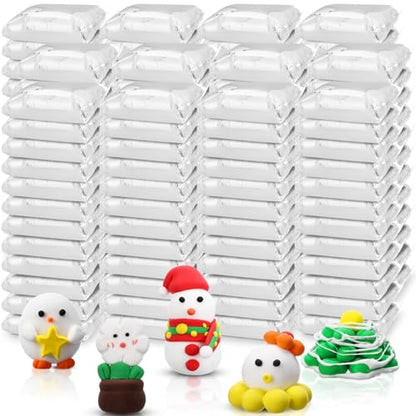 WinnerWhy 144 Pcs Total 76oz Air Dry Clay Soft Non-Toxic Molding Clay for DIY Arts Craft Sculpting Molding Projects Rewards Supplies(White) - color: White
