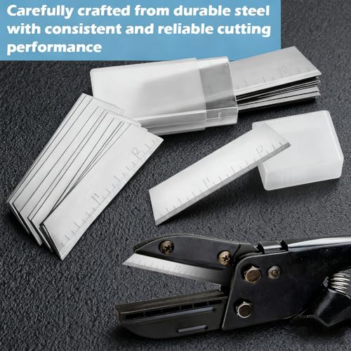 20 PCS 2-1/2" Replacement Blade, Cutting Tool Compatible with Crafts-man Handi-Cut 37301 37251 401 37300 37310 37252 Replace Knife Blades(High Carbon Steel)