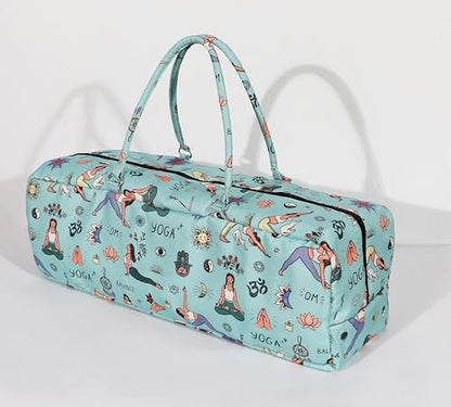 COZY TRENDS Yoga Bag with Storage Pockets – 27"x8" Large Mat Carrier Tote – Lightweight, Durable, and Stylish for Yoga & Pilates Gear - style: Style 1