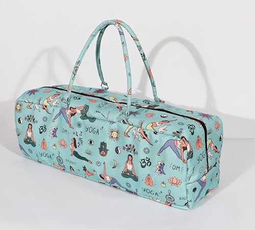 COZY TRENDS Yoga Bag with Storage Pockets – 27"x8" Large Mat Carrier Tote – Lightweight, Durable, and Stylish for Yoga & Pilates Gear - style: Style 1