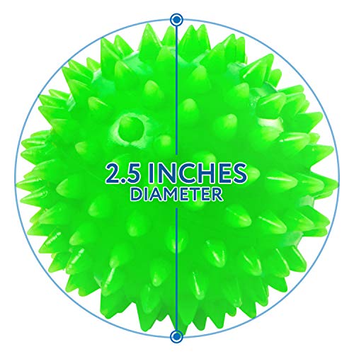 IMPRESA Spiky Stress Balls - Fidget Toys for Kids Gift Basket- Sensory Engagement & Sensory Toys - Party Favors & Bouncy Balls - Pack of 10 - size: 10 Pack