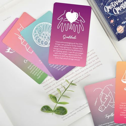 A ART·ZONE 52 Pcs Positive Affirmations Meditation Spiritual Self Care Cards Gifts, 9.7x6 cm Paper Prints - color: 1 Piece