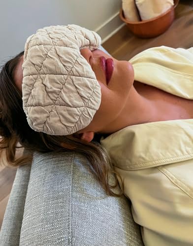 Quilted Eye Pillow/Oatmeal