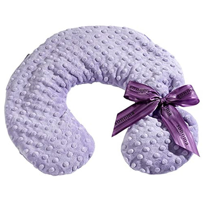 Sonoma Lavender Luxury Lavender Neck Pillow, Lilac Dot | Heatable/Chillable, Microwaveable for Neck and Shoulders, Removable Washable Covers, Great for Relaxation and Pain Relief - color: Lilac Dots