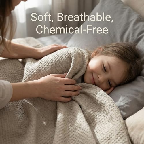 100% Pure Flax Linen Blanket – 60x80-inch Oversized Linen Throw Blanket - color: Natural Linen, size: Beach Blanket