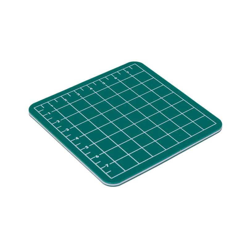 Huron Precision Self-Healing Cutting Mat 3.5 x 3.5 (mini) for Crafts, Hobbies, Sewing, and Scrapbooking (1/5/25/100 pc) (1pc) - size: 3.5"L x 3.5"W