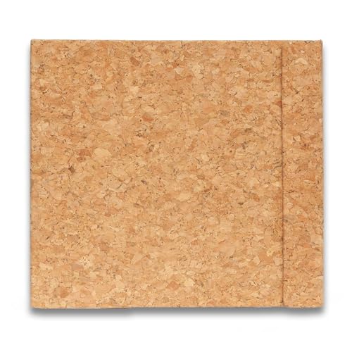 Cork Watercolor Pad Hardcover - 100% Cotton Paper 200GSM Cold Press - Magnetic Closure Watercolor Sketchbook, 40 Tear-Off Sheets, Lay-Flat - Artist Watercolor Paper Pad (Light Cork, 8,5х7,7 inch) - color: Light Cork, size: 8.5x7.7 inch (Square)
