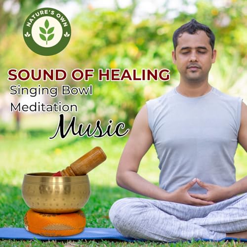 Nature's Own Tibetan Singing Bowl Set Easy to Play Meditation Sound Bowl Handcrafted in Nepal for Yoga, Mindfulness, Chakra Healing, Stress Relief Spiritual Gifts for Women & Men (3.5 Inch, Hammered) - color: 3.5 Inch
