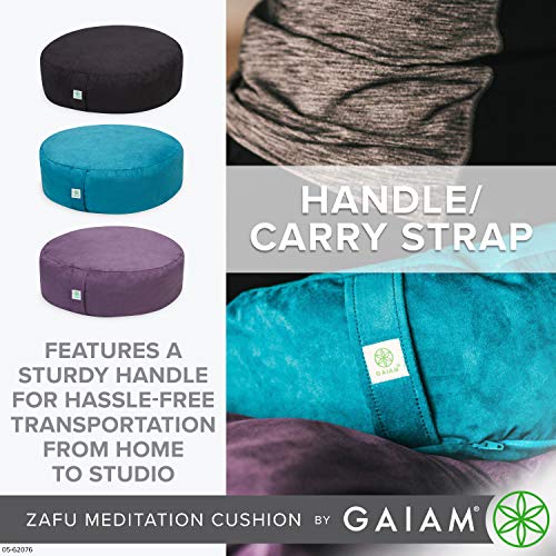 Gaiam Ergonomic Buckwheat - color: Purple | Zafu