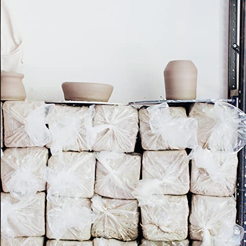 Deouss Mid High Fire White Stoneware Clay for Pottery;Mid Fire Cone 5-7;Ideal for Wheel Throwing,Hand Building,Sculpting;Great for All Skill Levels;Whiteware Clay- Pottery White;20 lbs - size: 20 lb