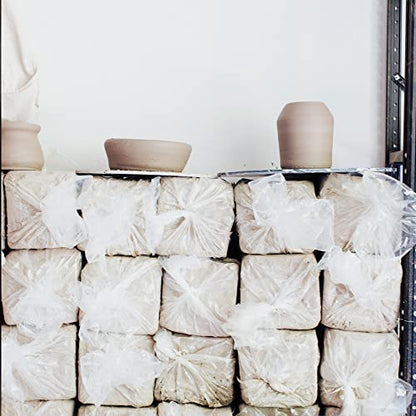 Deouss Mid High Fire White Stoneware Clay for Pottery;Mid Fire Cone 5-7;Ideal for Wheel Throwing,Hand Building,Sculpting;Great for All Skill Levels;Whiteware Clay- Pottery White;20 lbs - size: 20 lb